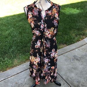 And New Day Button front Pleated skirt Dress S